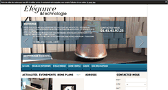 Desktop Screenshot of elegance-et-technologie.com